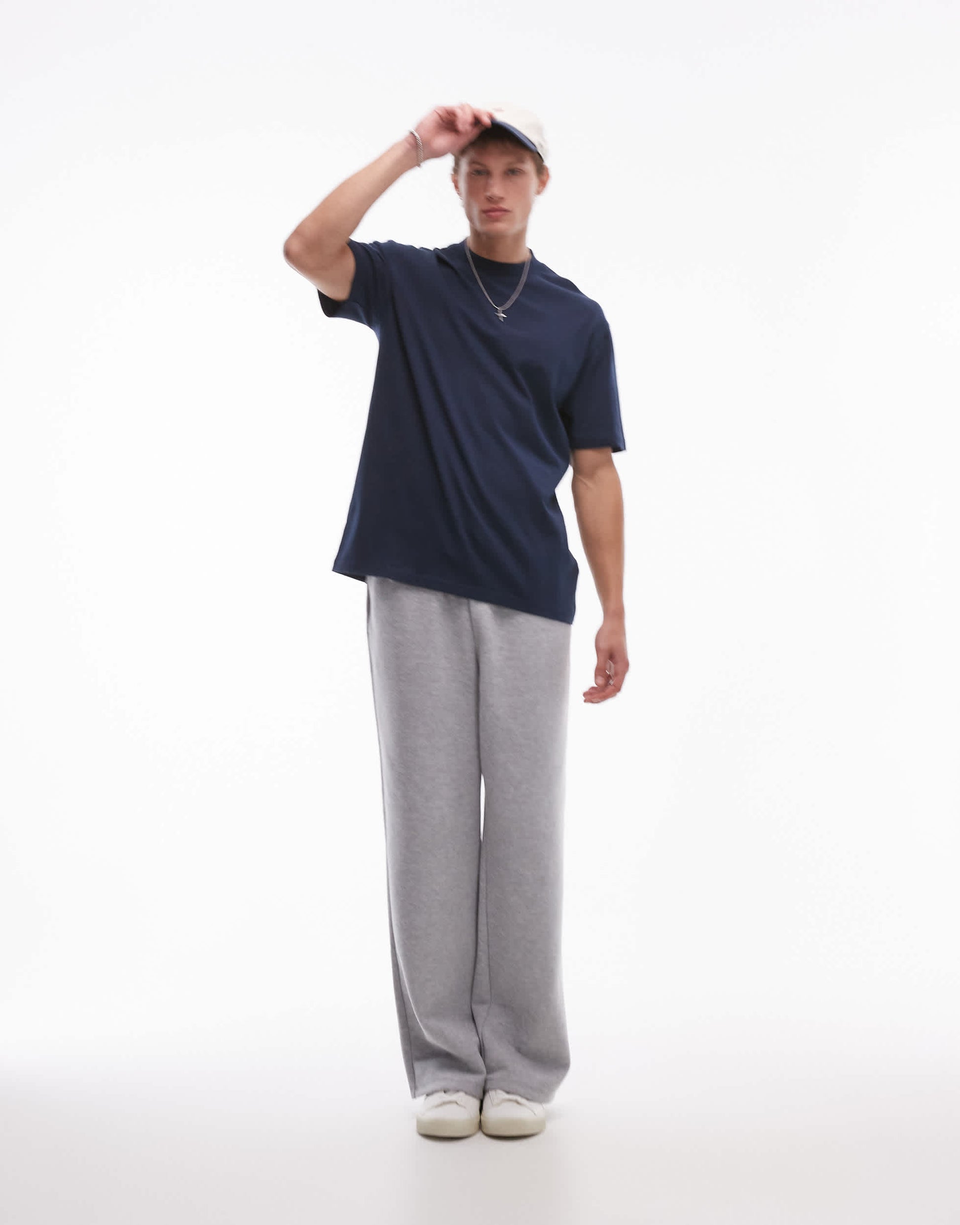 Topman relaxed fit t-shirt in navy