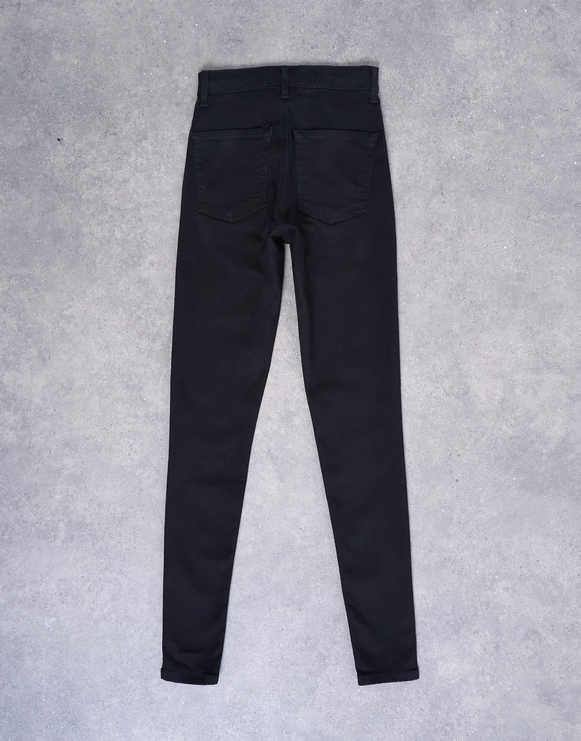 Topshop Joni high rise super skinny jean in black