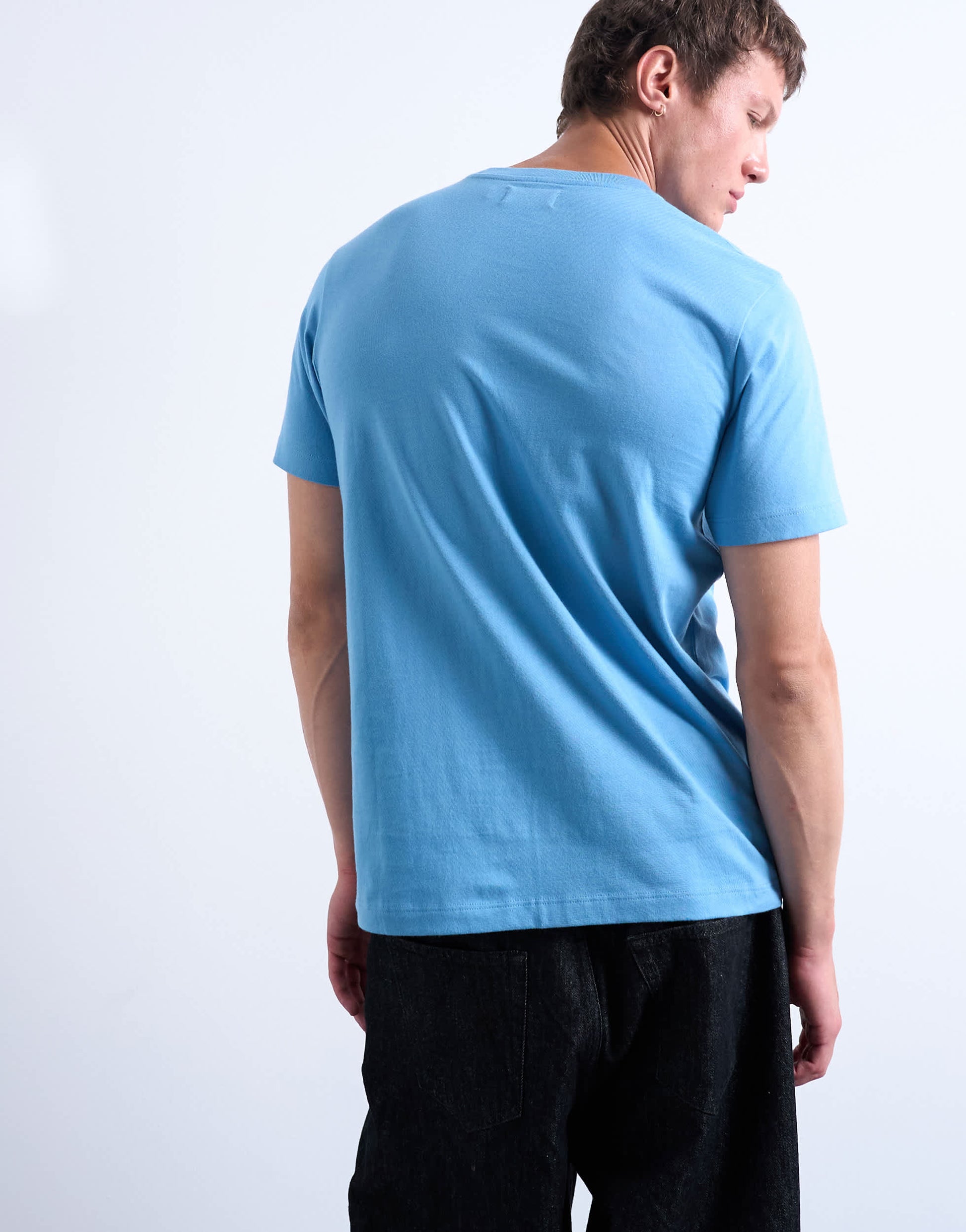 Topman classic fit t-shirt in blue