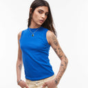 Topshop slim tank in cobalt