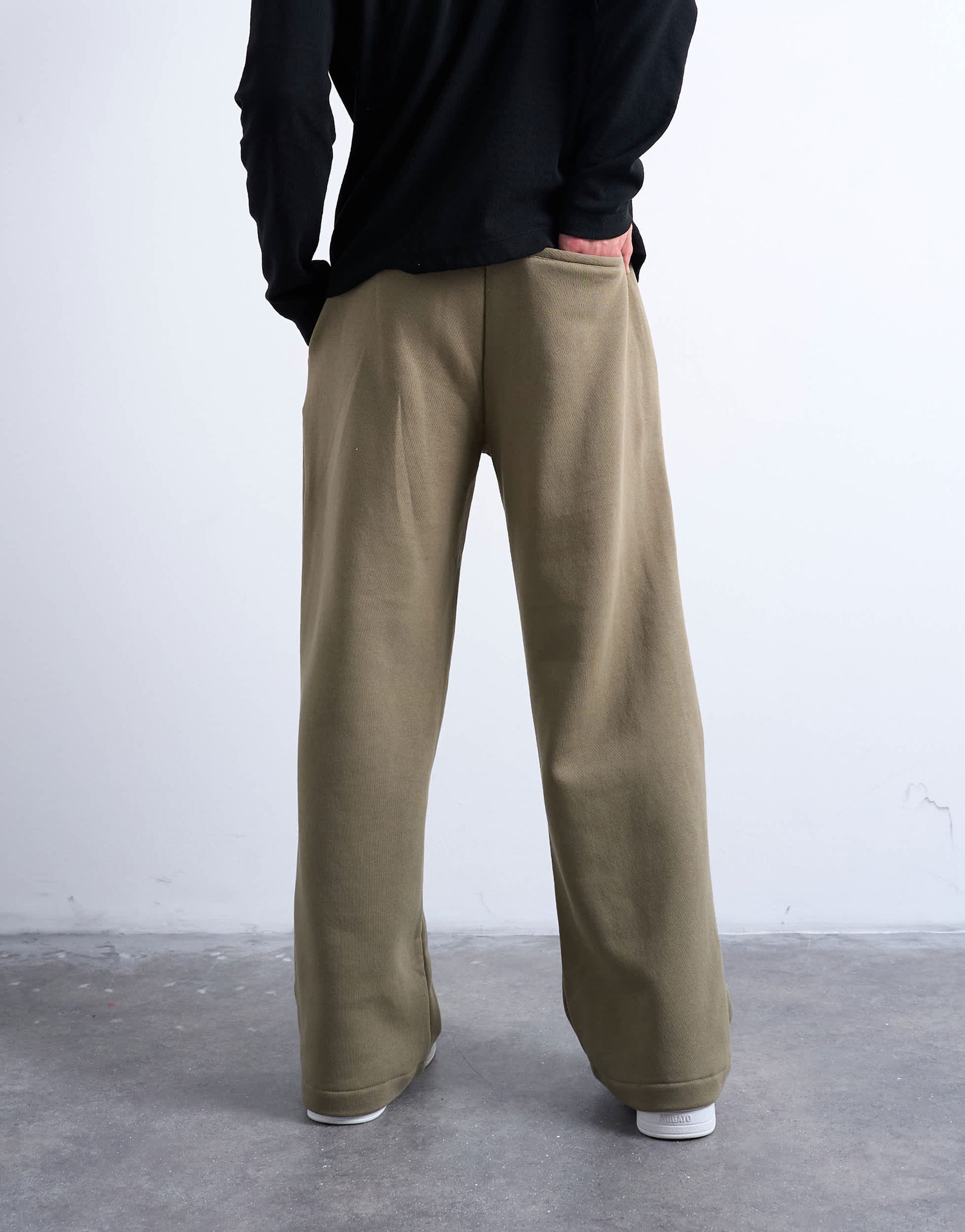 Topman baggy fit jogger in khaki