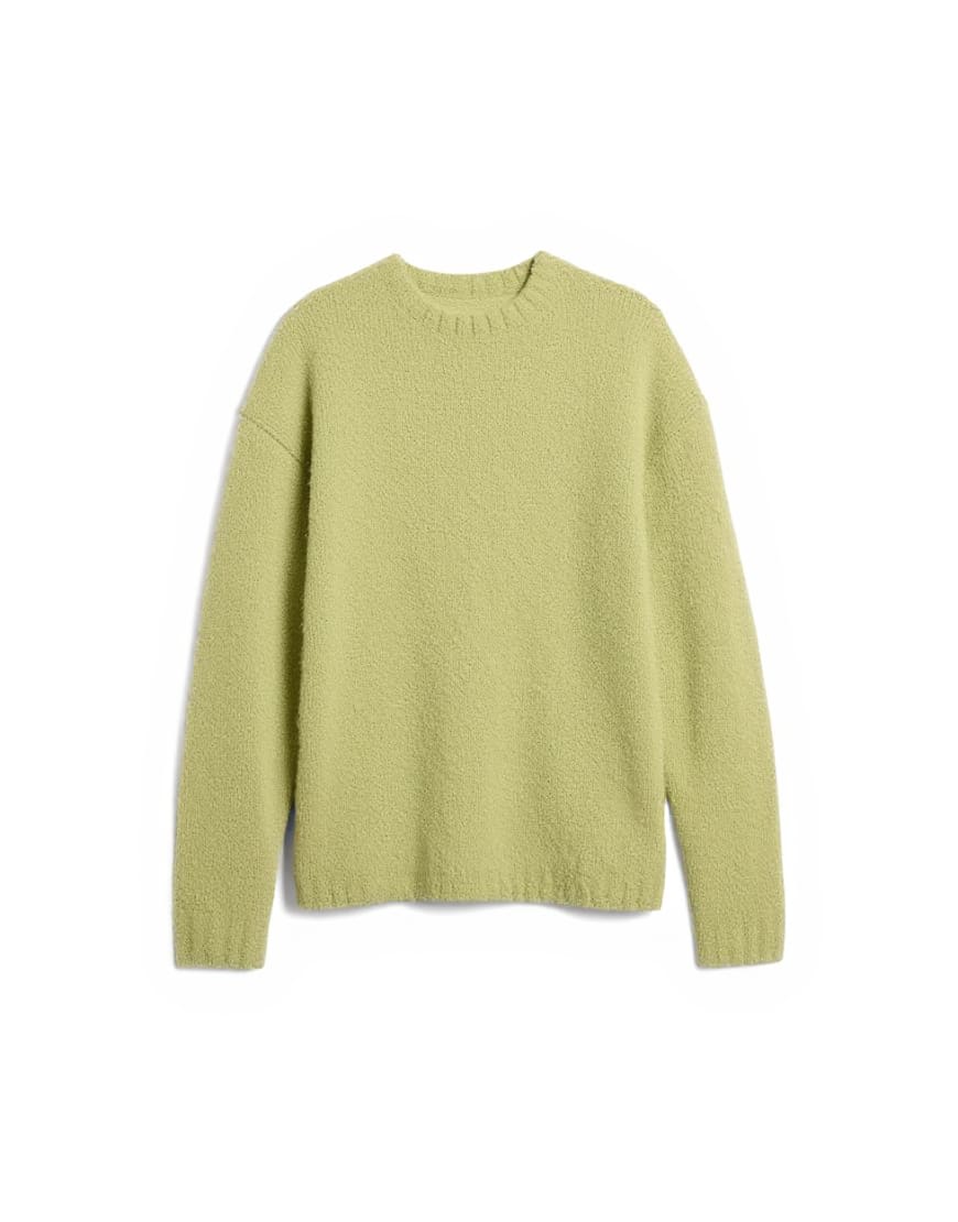 Topman relaxed fit boucle jumper in green