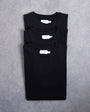 Topman 3 pack classic fit t-shirt in black