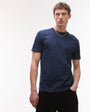 Topman classic fit t-shirt in navy