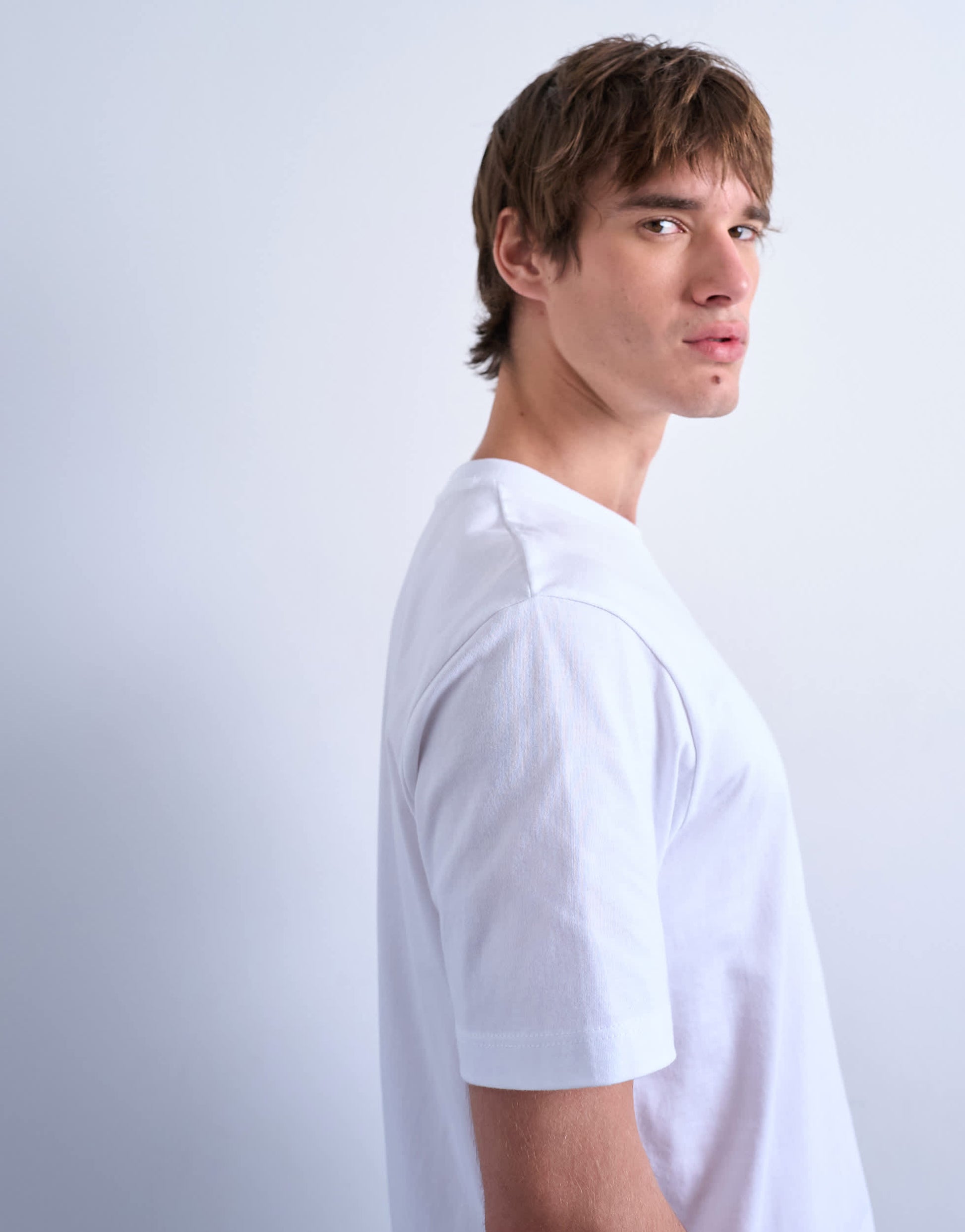 Topman 3 pack classic fit t-shirt in white