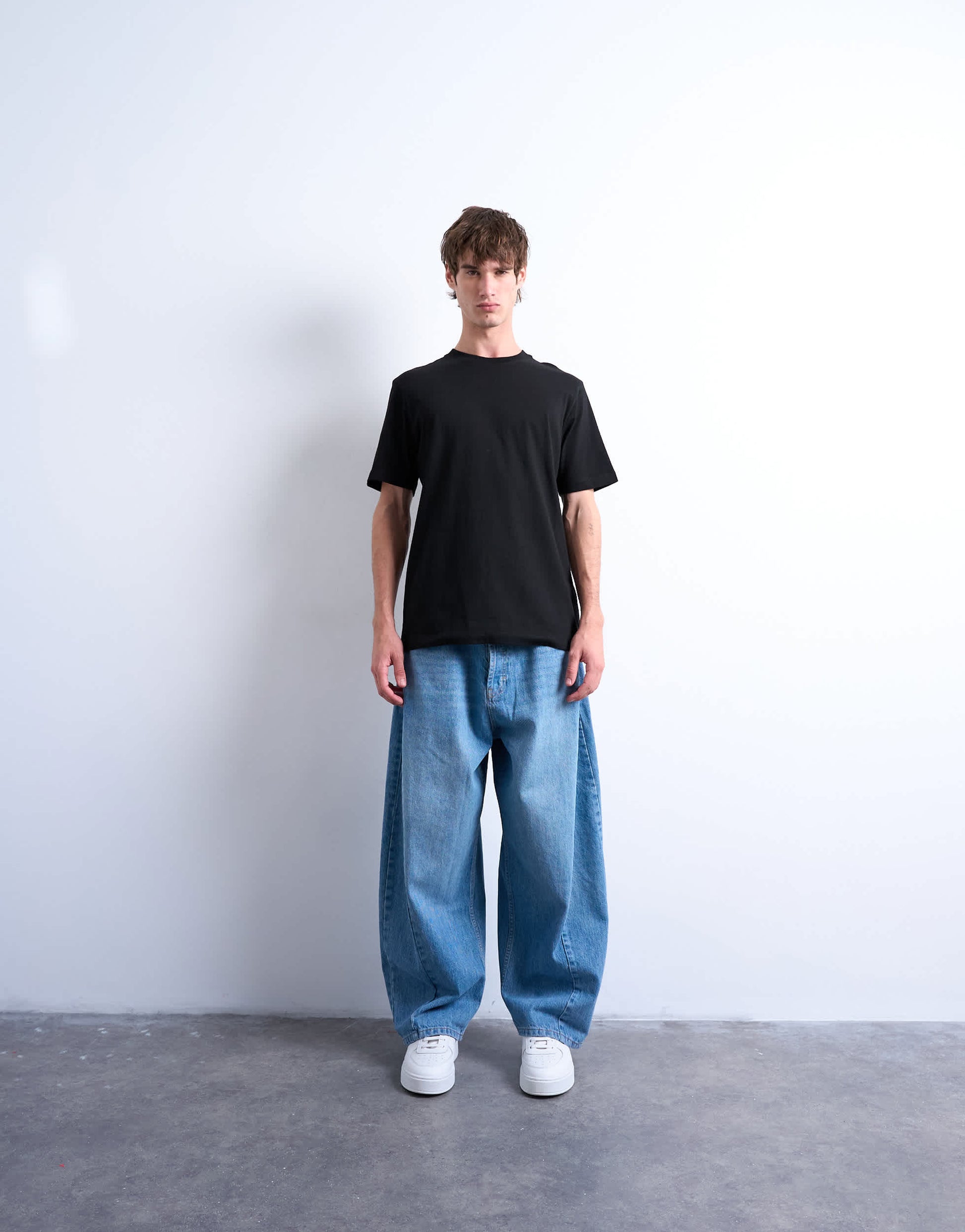Topman 5 pack classic fit t-shirt in black