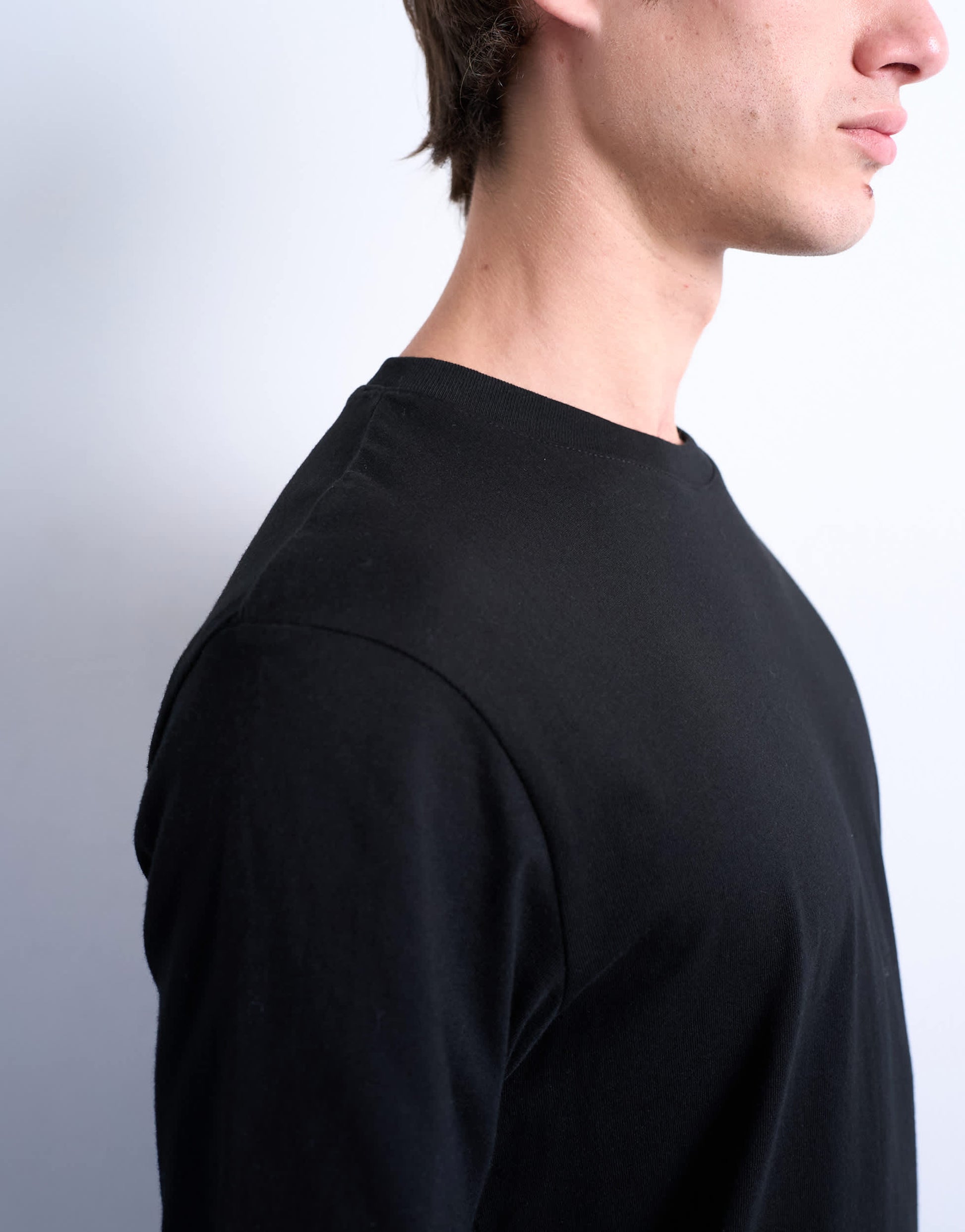 Topman 5 pack classic fit t-shirt in black