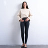 Topshop Joni High-Rise Super Skinny Jeans in verwaschenem Schwarz