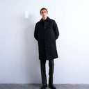 Topman Wollmischung Autocoat in Schwarz