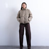 Topshop Steppjacke mit Stehkragen in Champignon