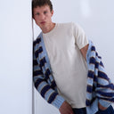 Topman classic fit t-shirt in ecru