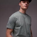 Topman classic fit t-shirt in sage