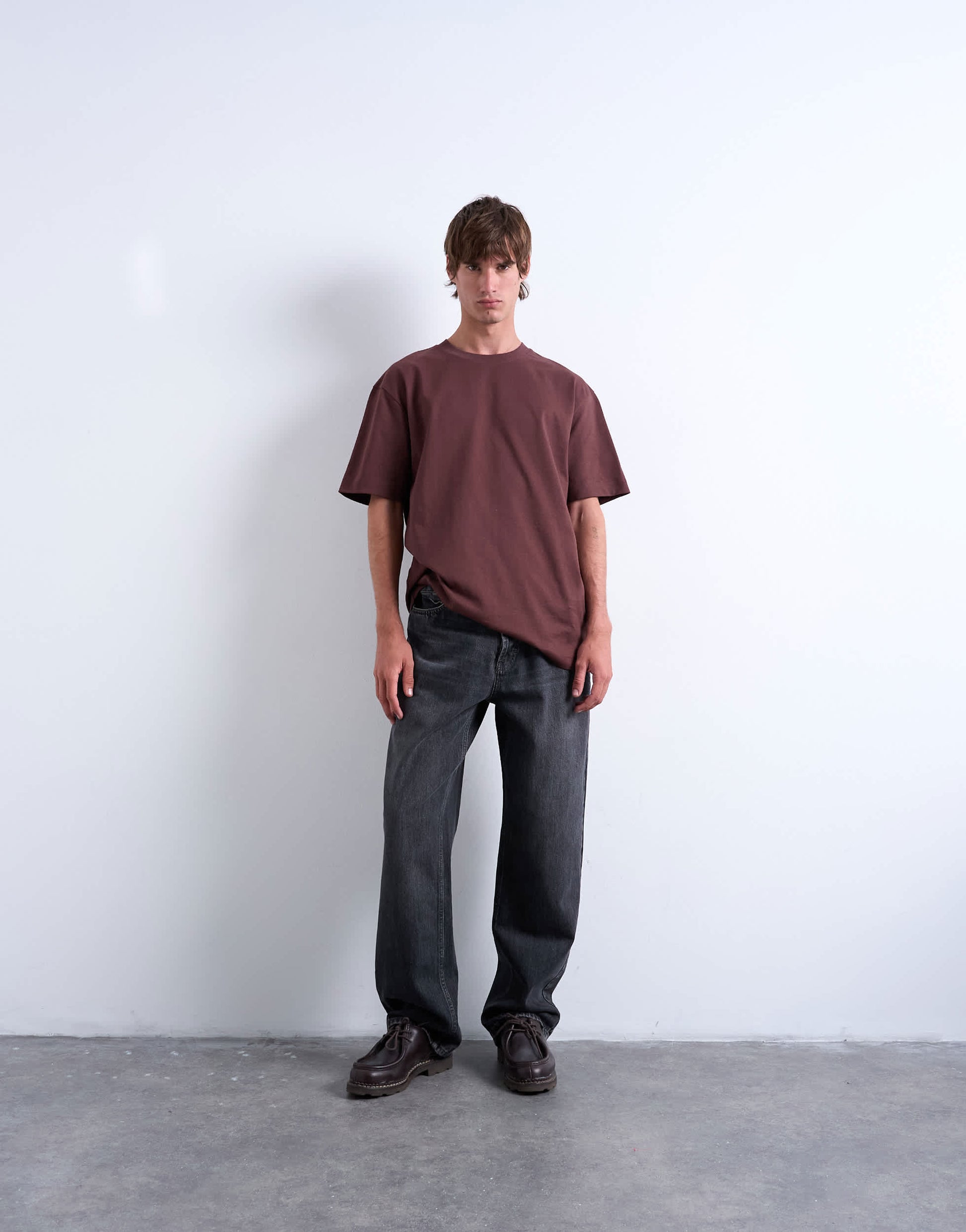 Toman relaxed fit t-shirt in brown