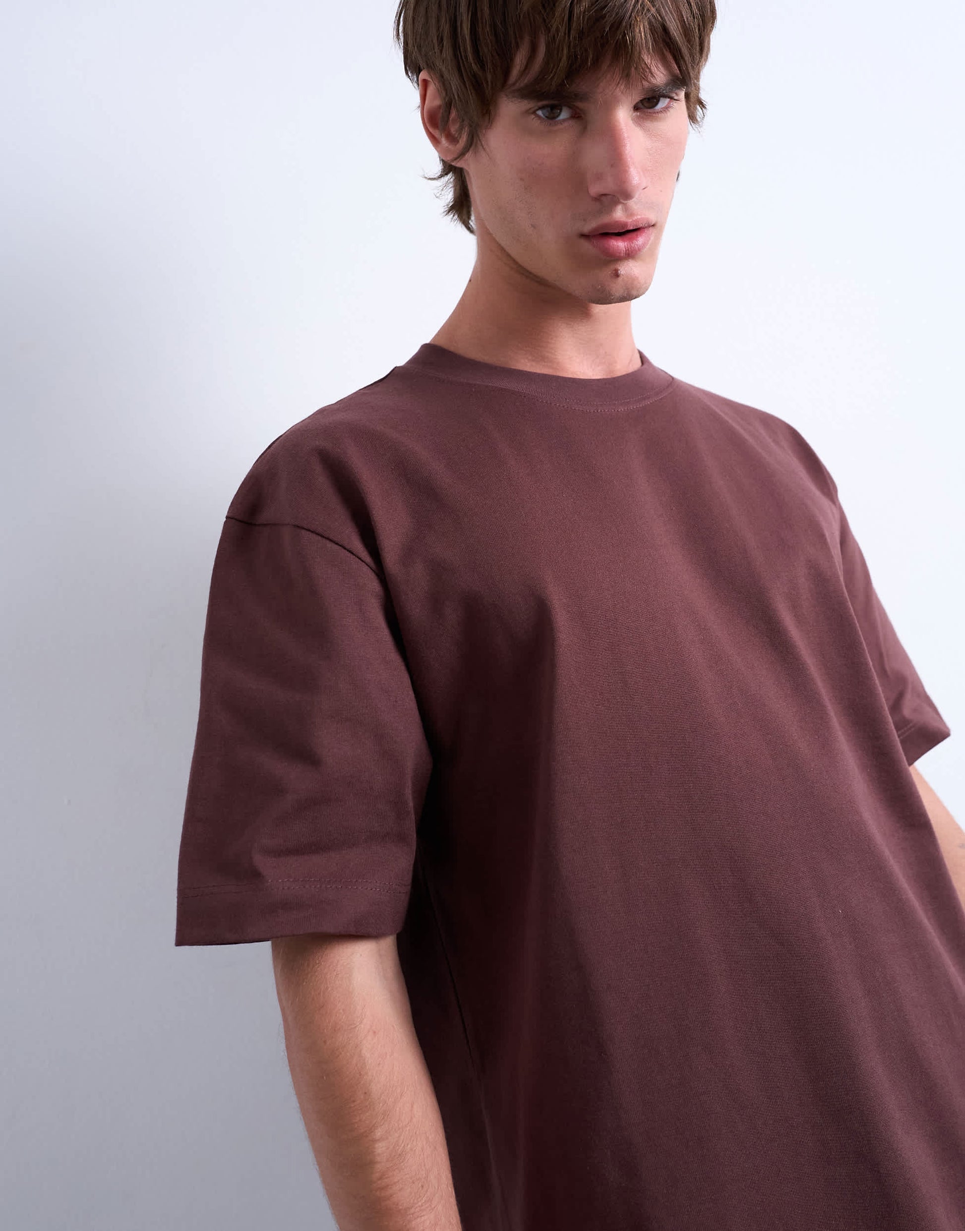 Toman relaxed fit t-shirt in brown