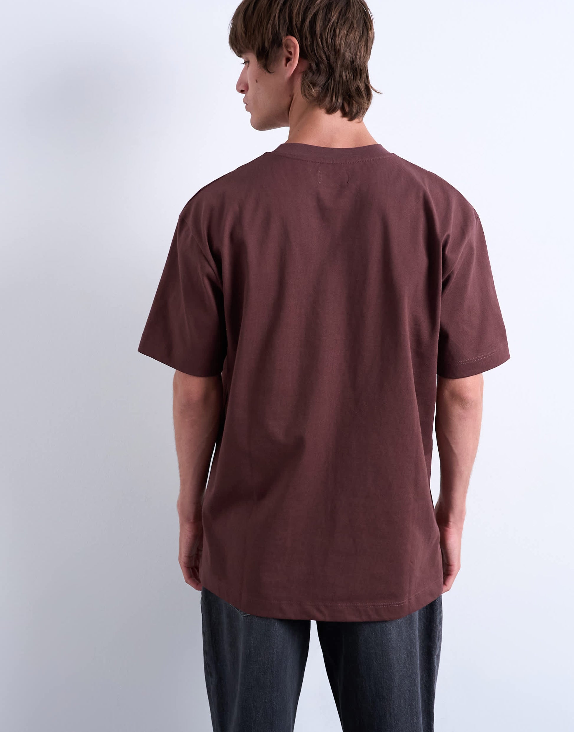 Toman relaxed fit t-shirt in brown