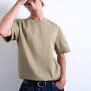 Topman relaxed fit t-shirt in khaki