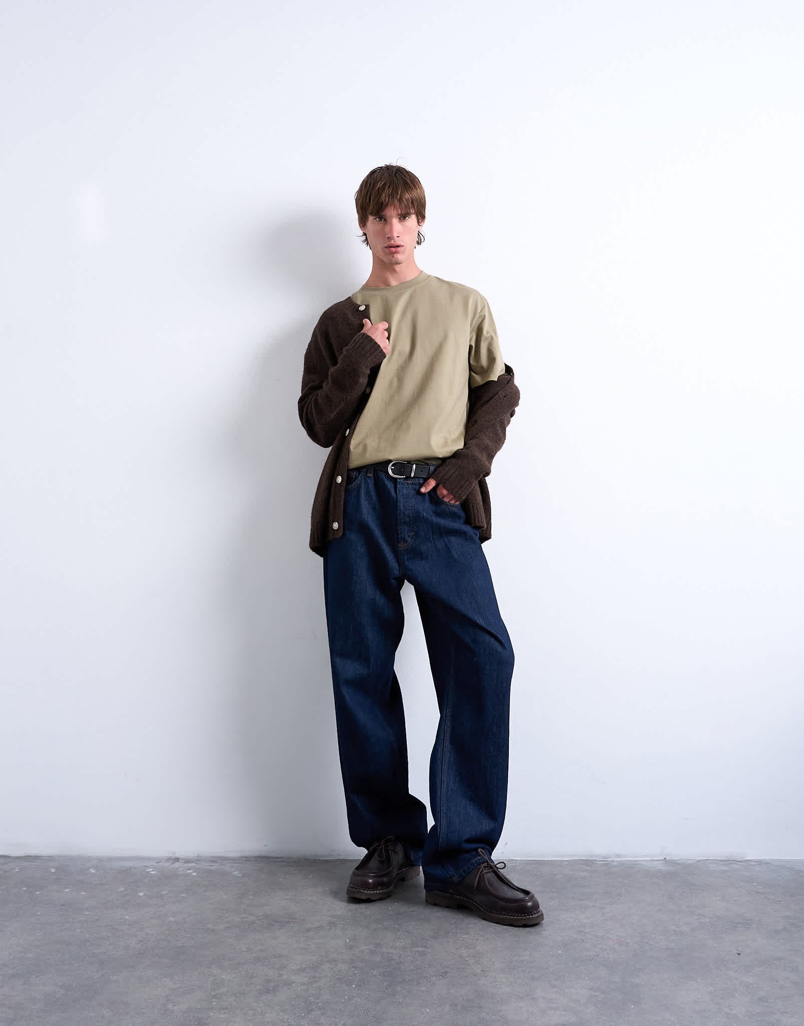Topman relaxed fit t-shirt in khaki