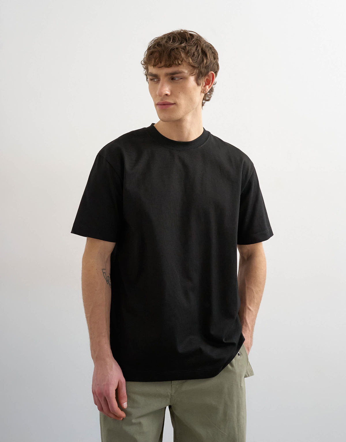 Topman relaxed fit t-shirt in black