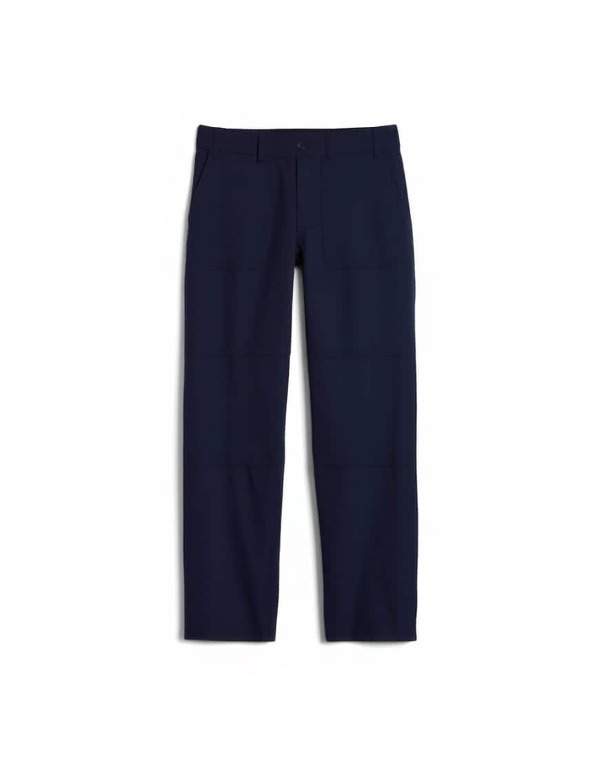 Topman baggy fit twill chino in navy