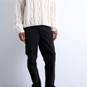 Topman Hose aus Canvas, Schwarz, Straight Fit