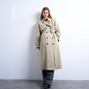 Trench Topshop 2 en 1 en maille avec doublure amovible couleur pierre