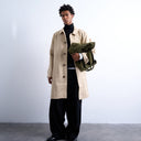 Imperméable en coton Topman couleur pierre