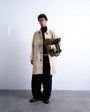 Topman cotton mac in stone