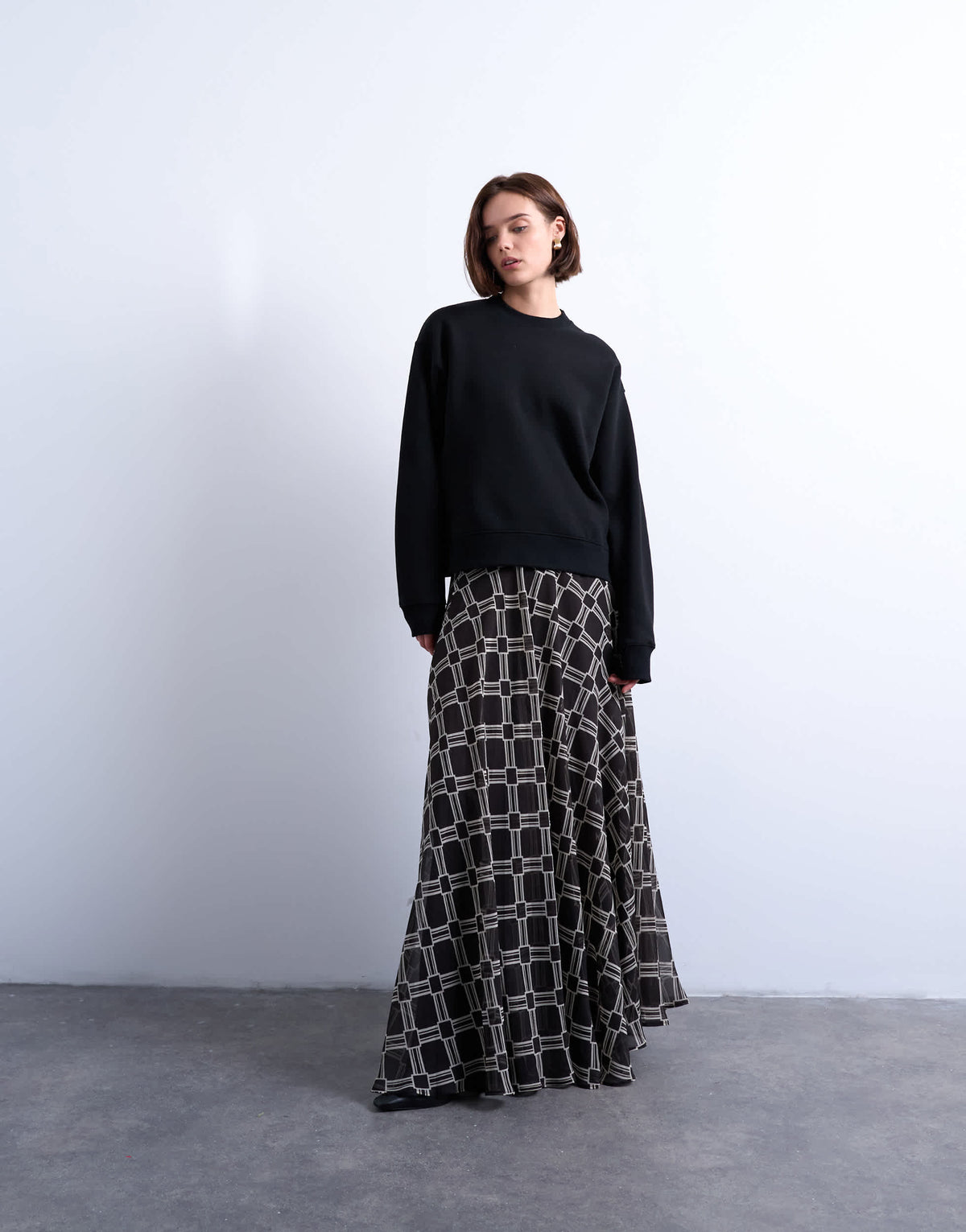 Topshop ultimate sweat in black