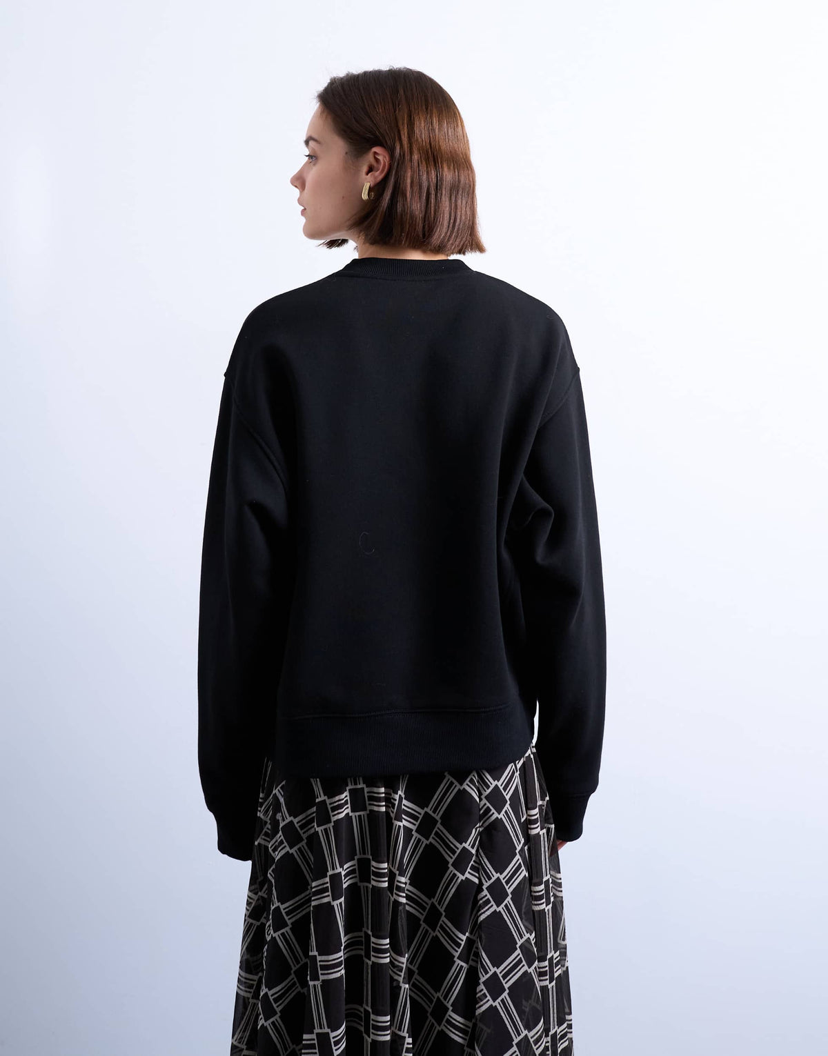 Topshop ultimate sweat in black