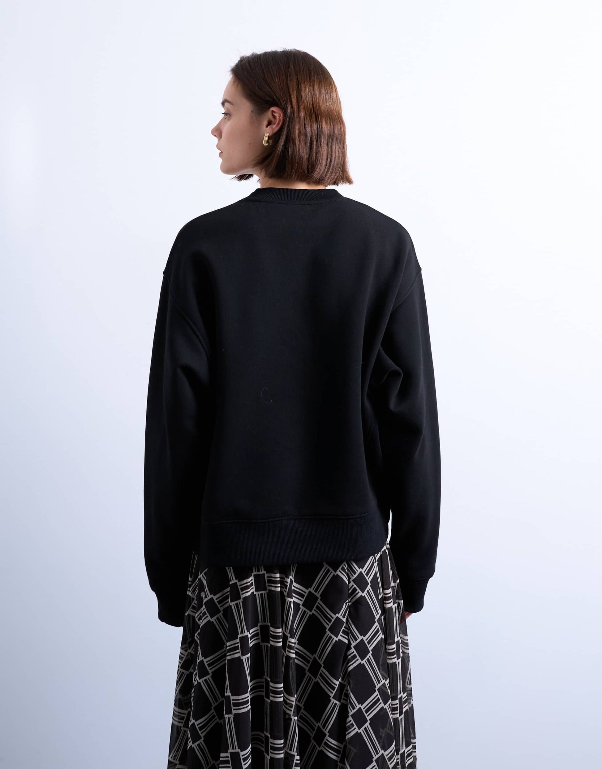 Topshop ultimate sweat in black