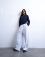 Topshop straight leg jogger in ash grey