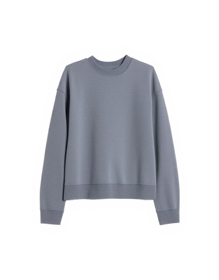 Topshop ultimate sweat in dark grey marl