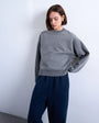 Topshop ultimate sweat in dark grey marl