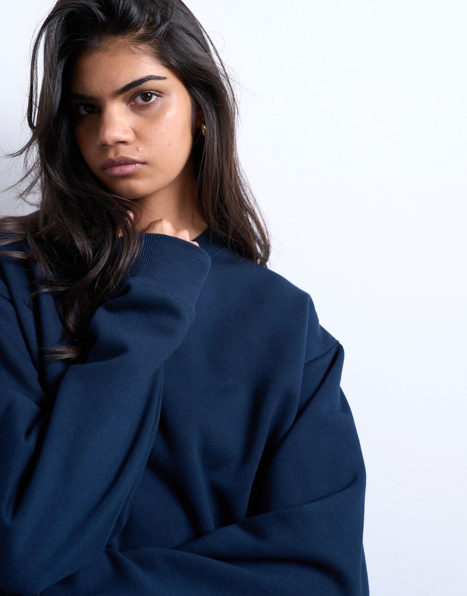 Topshop ultimate sweat in dark navy