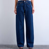 Topshop Column Jeans mit mittelhohem Bund in Indigoblau