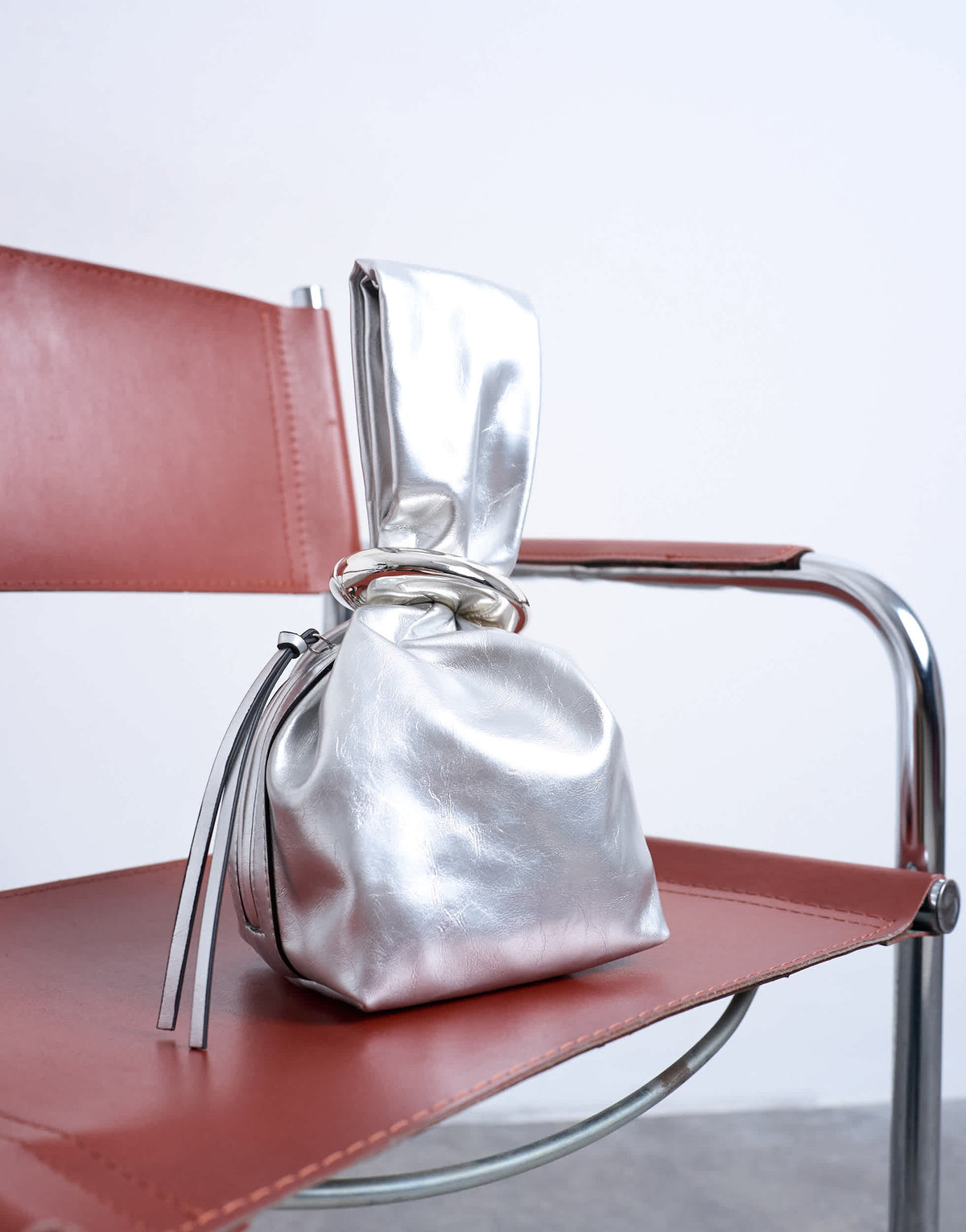 Topshop Gee mini hardware grab bag in silver