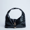 Topshop Tilly metal hardware slouchy tote bag in black