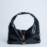 Topshop Tilly metal hardware slouchy tote bag in black