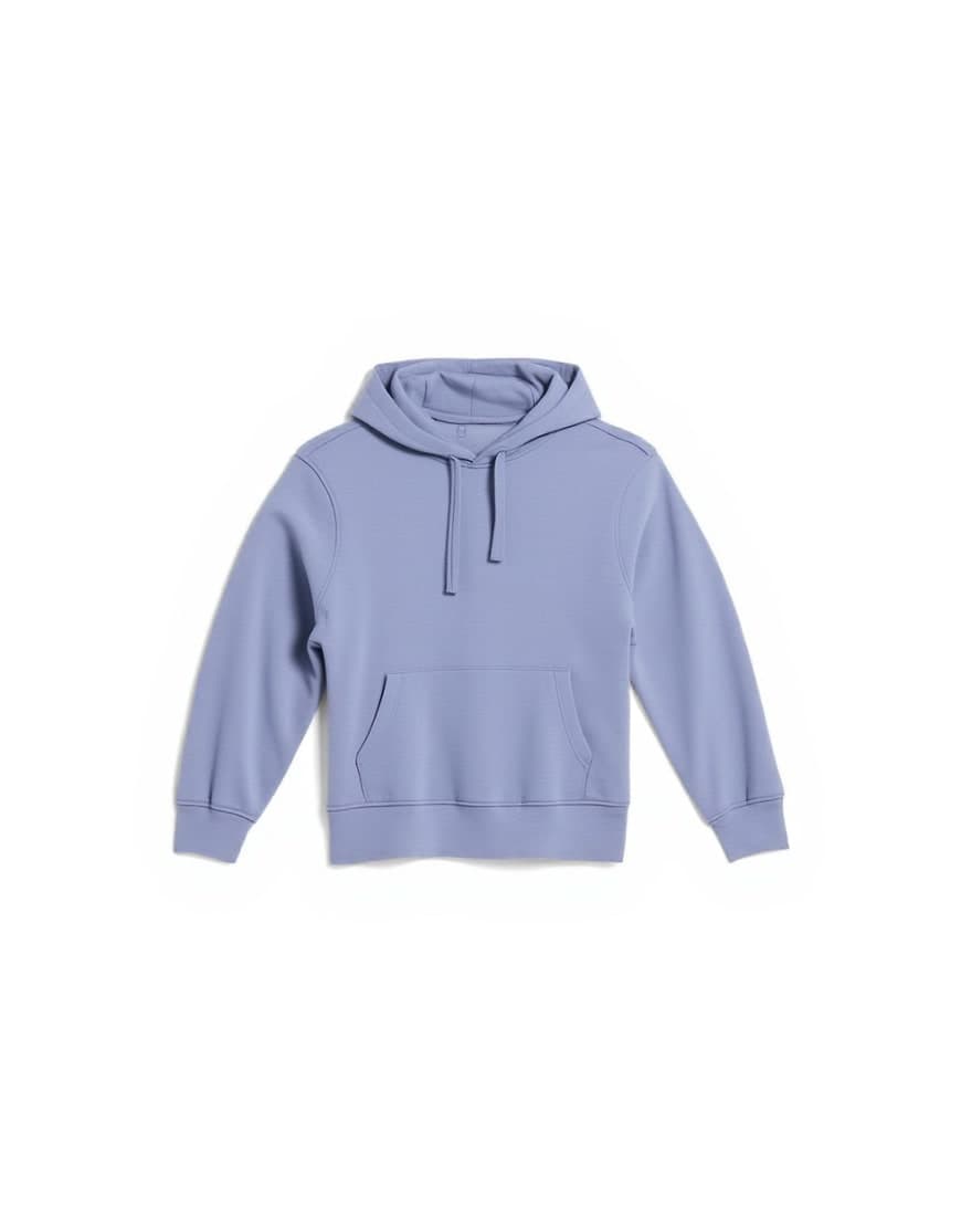 Topman heavyweight oversized fit hoodie in mid blue