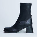 Topshop Niamh block heel ankle boot in black