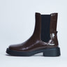 Topshop Lottie Chelsea-Stiefelette in Schokoladenbraun