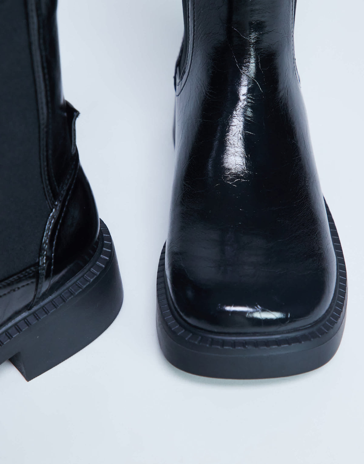 Topshop Lottie chelsea ankle boot in black