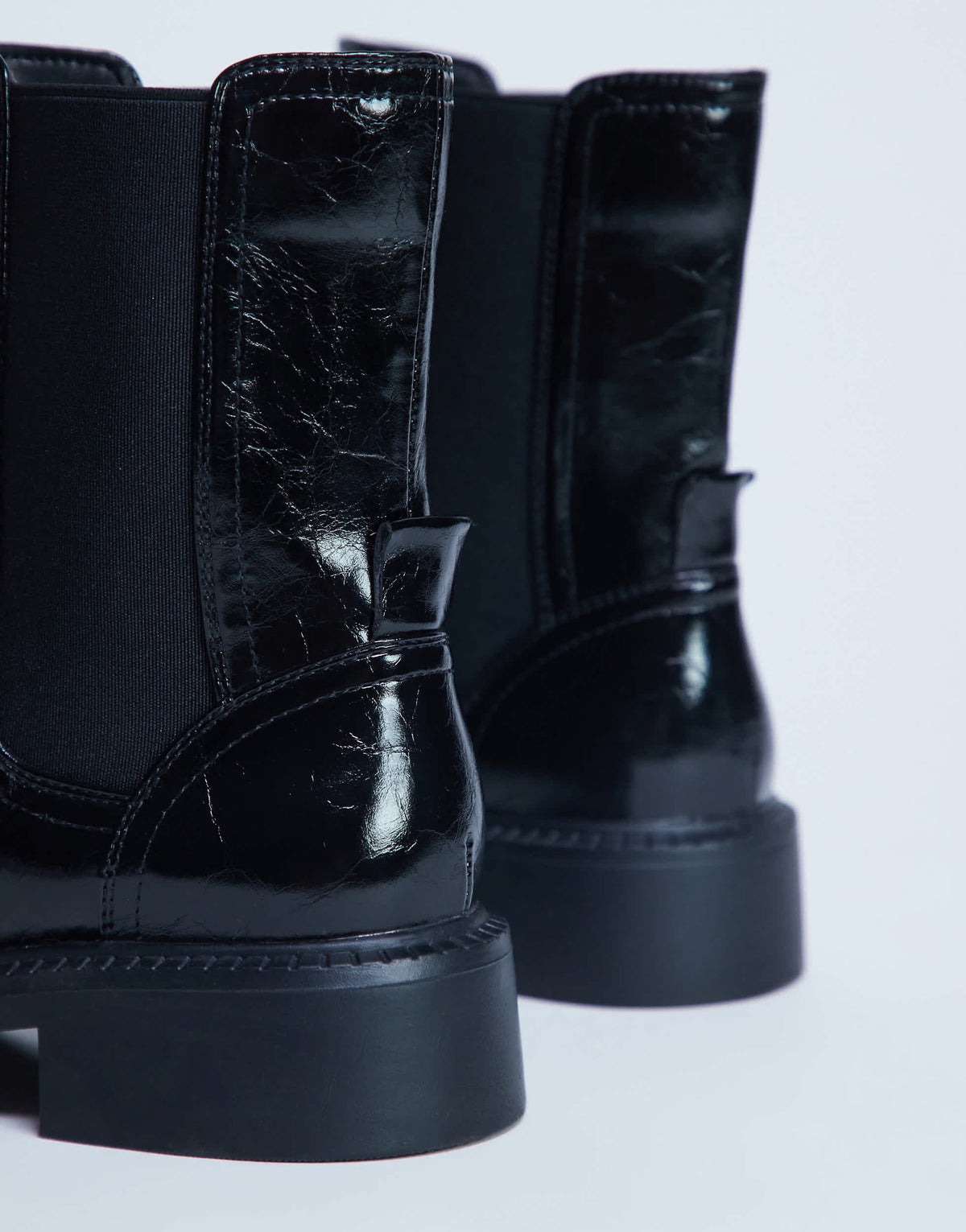 Topshop Lottie chelsea ankle boot in black