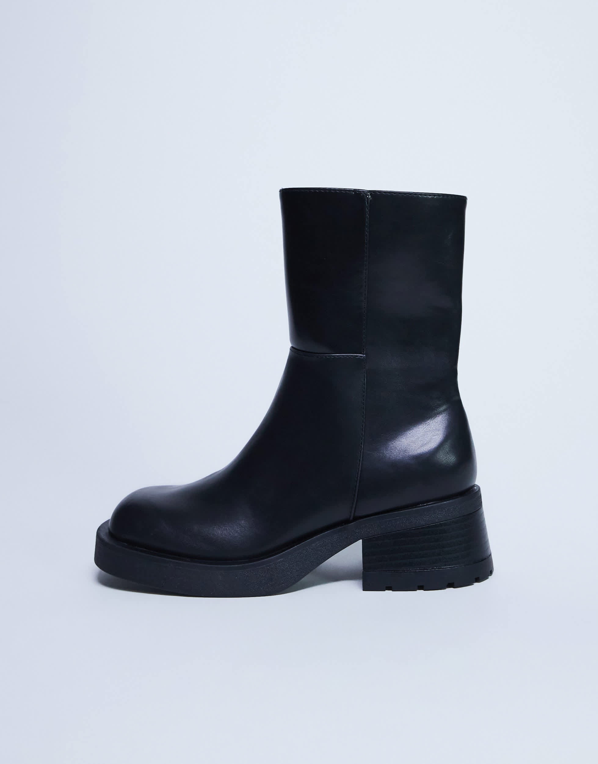 Bottines à talon compensé Topshop Nina noires