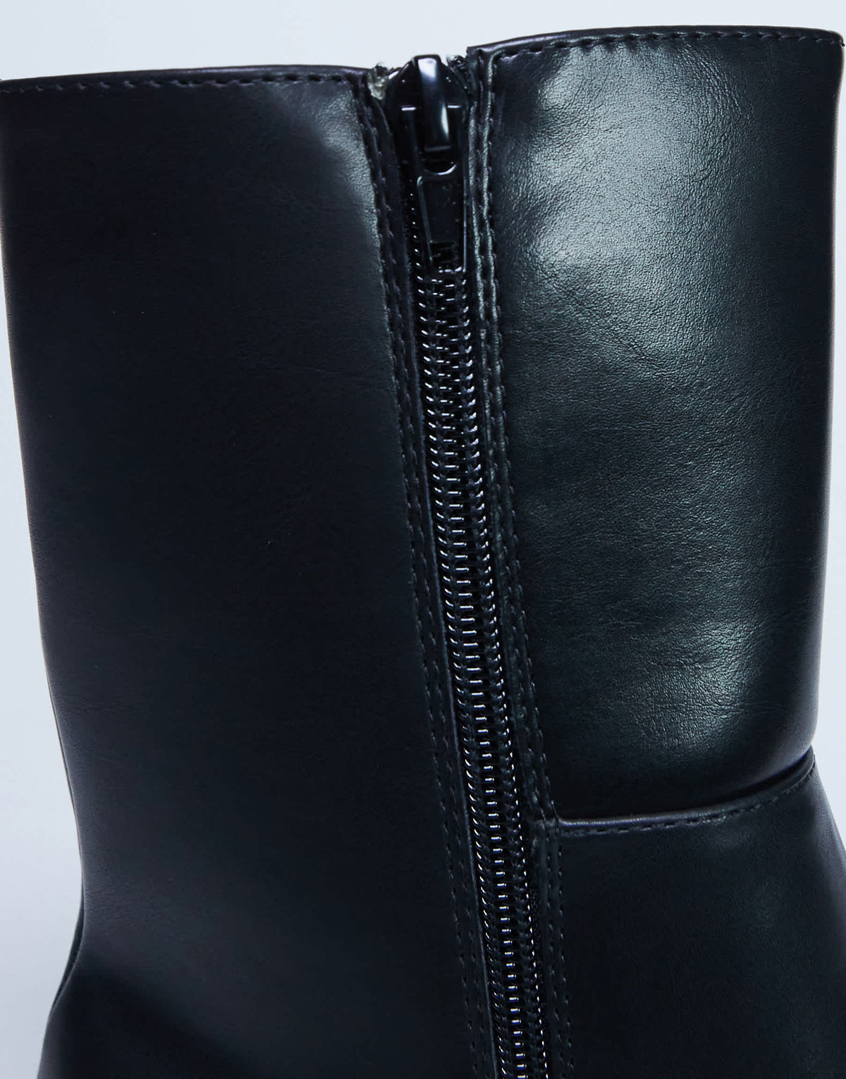 Topshop Nina chunky heeled ankle boot in black