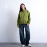 Topshop Polo-Sweatshirt in Grün
