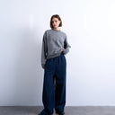 Pantalon de jogging droit Topshop bleu marine