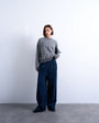 Topshop straight leg jogger in navy