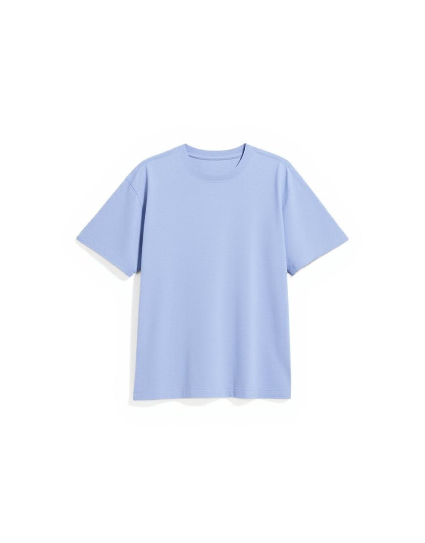 Topman relaxed fit t-shirt in mid blue