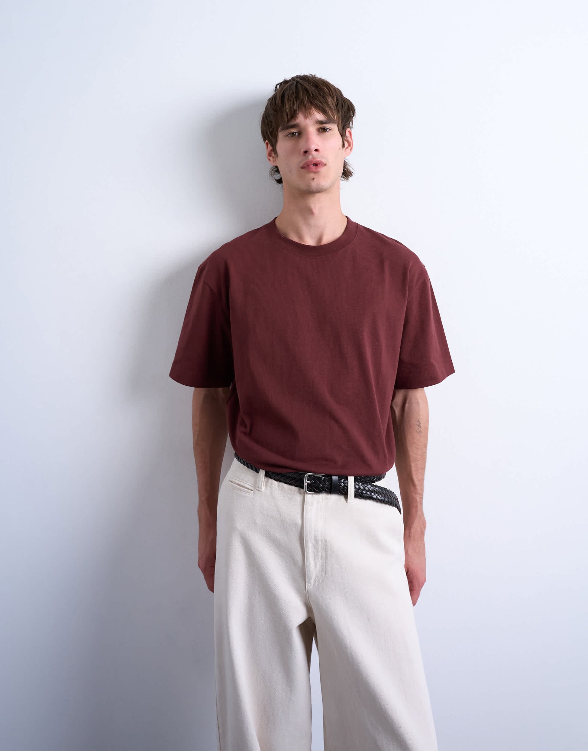 Topman relaxed fit t-shirt in camel